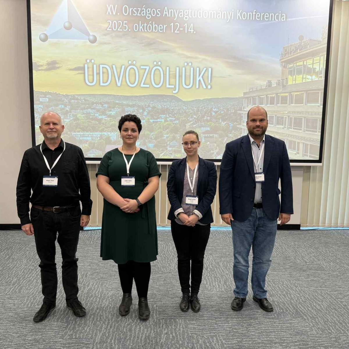 A Soproni Egyetem kutatói a XV. Országos Anyagtudományi Konferencián