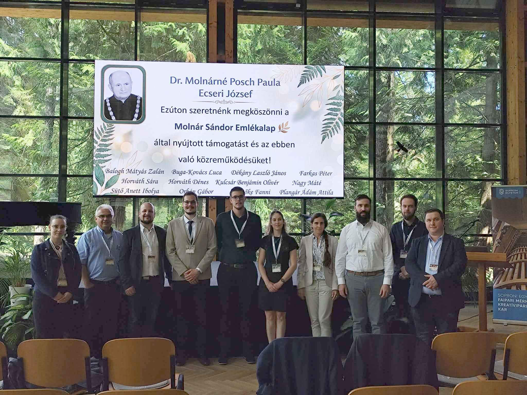 Sikeres hallgatói részvétel a XII. Lombosfa Konferencián a Molnár Sándor Emlékalap támogatásával
