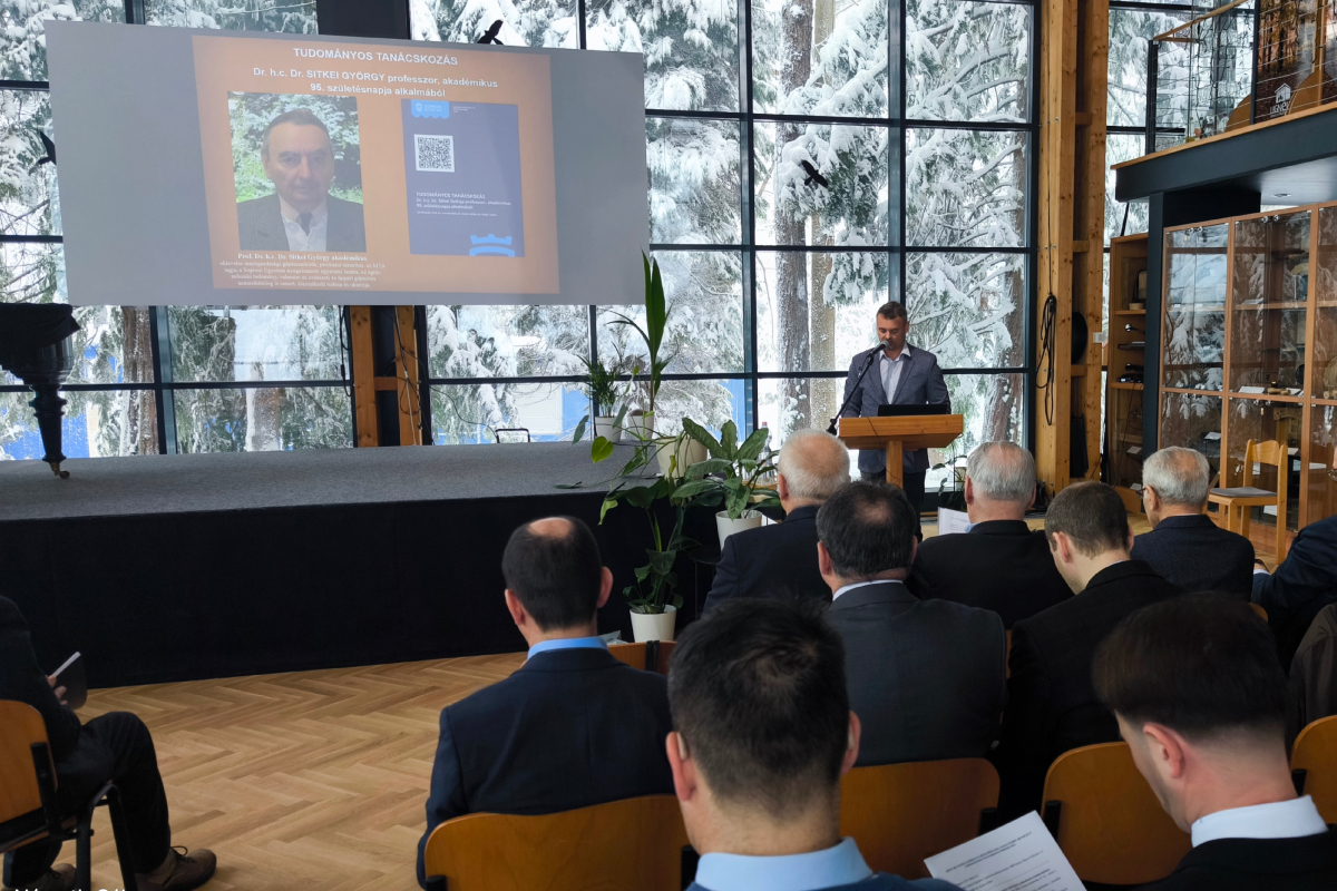 Prof. Dr. Sitkei György 95 éves - ünnepi konferencia az életmű tiszteletére Prof. Dr. Sitkei György 95 éves - ünnepi konferencia az életmű tiszteletére